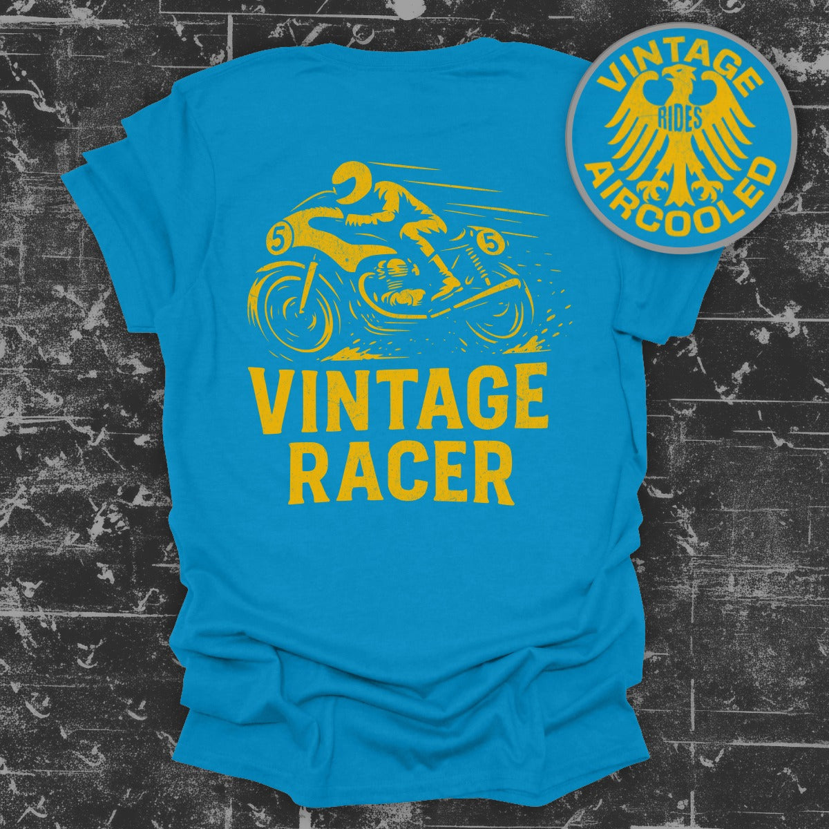 Vintage Racer Graphic T-Shirt Motorcycle Product