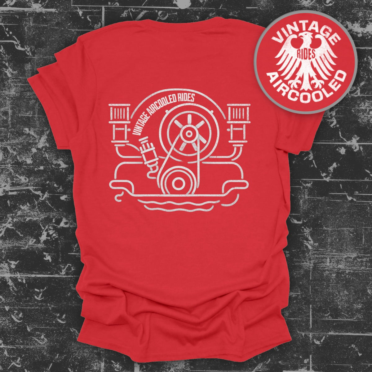 Vintage Aircooled Rides Graphic T-Shirt