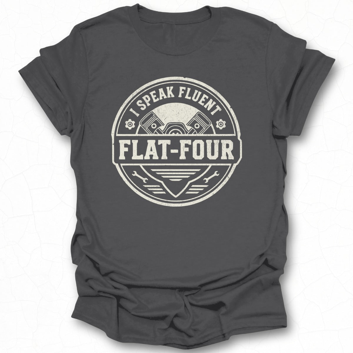 I Speak Fluent Flat-Four Graphic T-Shirt Product