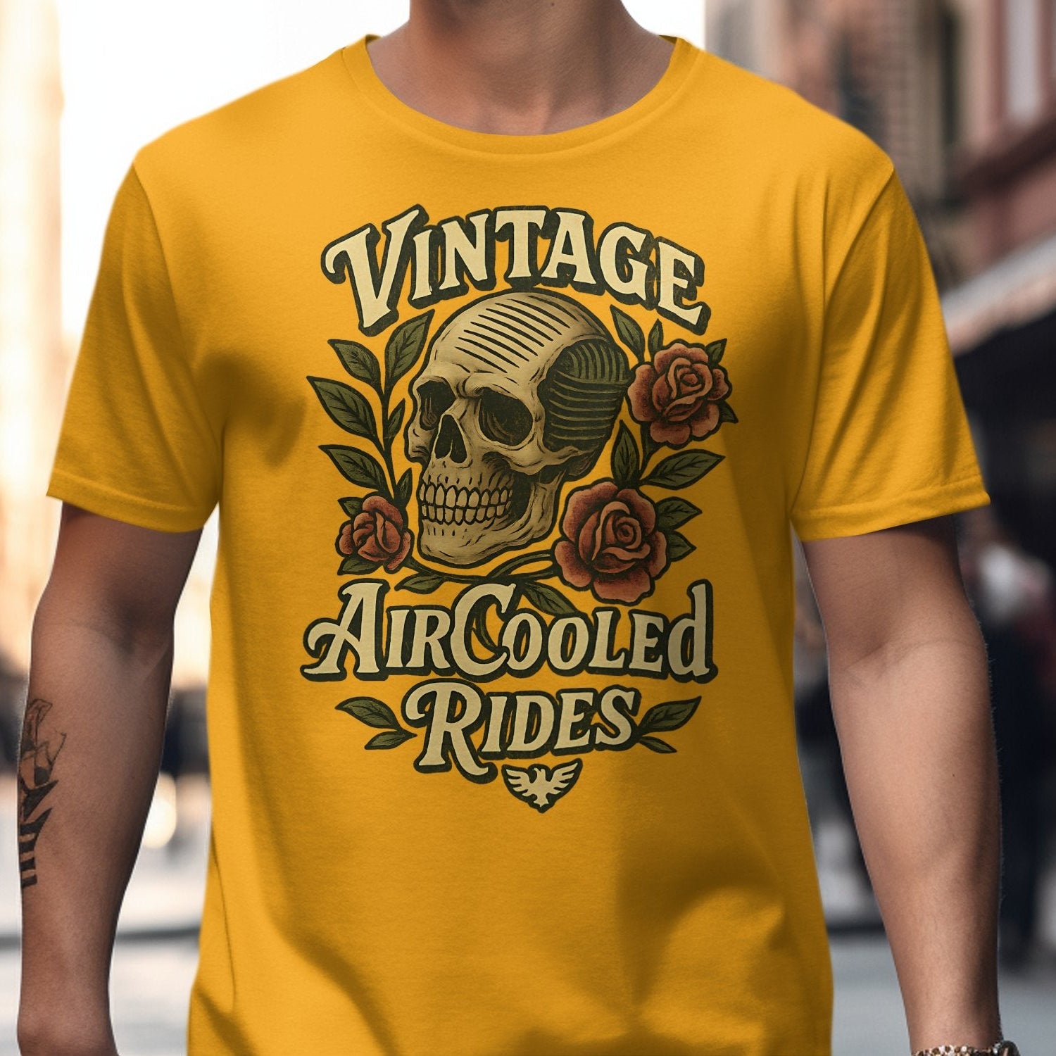 Vintage Air Cooled Rides Graphic Tee product type