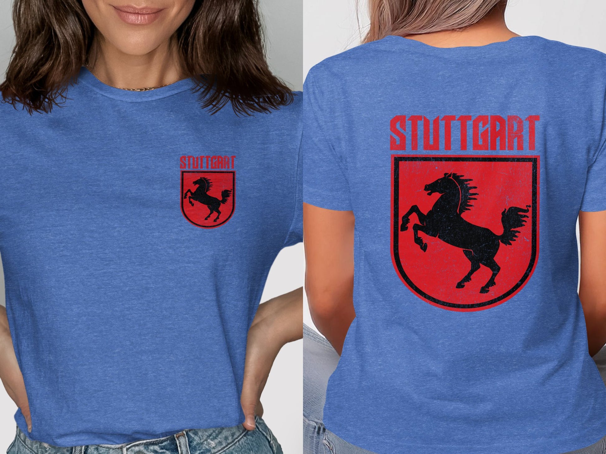 Stuttgart Horse Graphic Design T-shirt product type