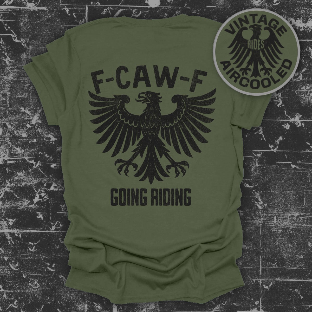 F-CAW-F Going Riding Vintage Aircooled Shirt Product