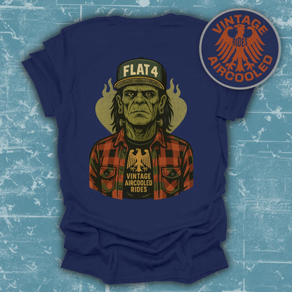 Vintage Aircooled Rides Flat4 Graphic T-shirt product