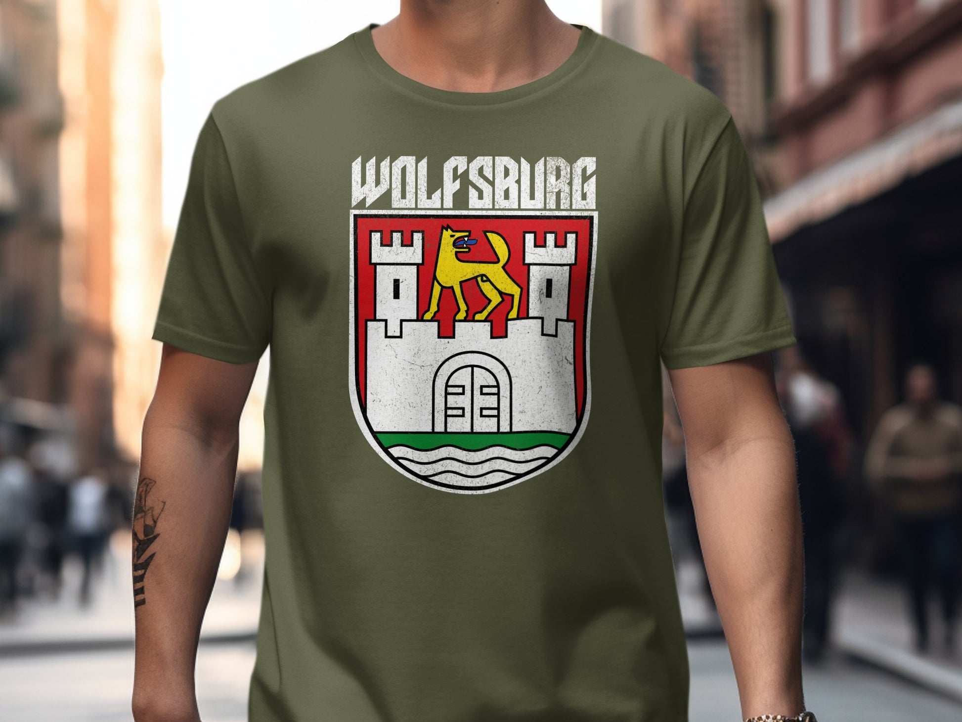 Wolfsburg City Emblem Graphic T-Shirt product type