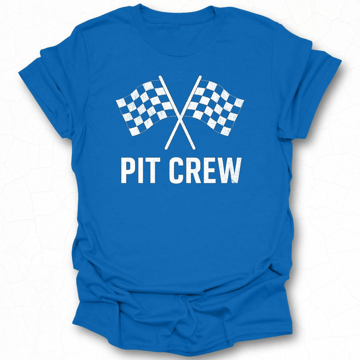 Pit Crew Checkered Flags T-Shirt