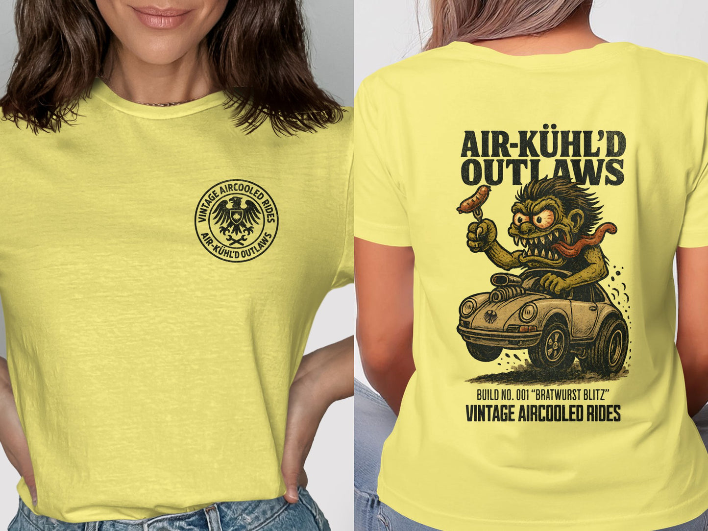 Air-Kühl'd Outlaws Vintage Aircooled Rides T-shirt product