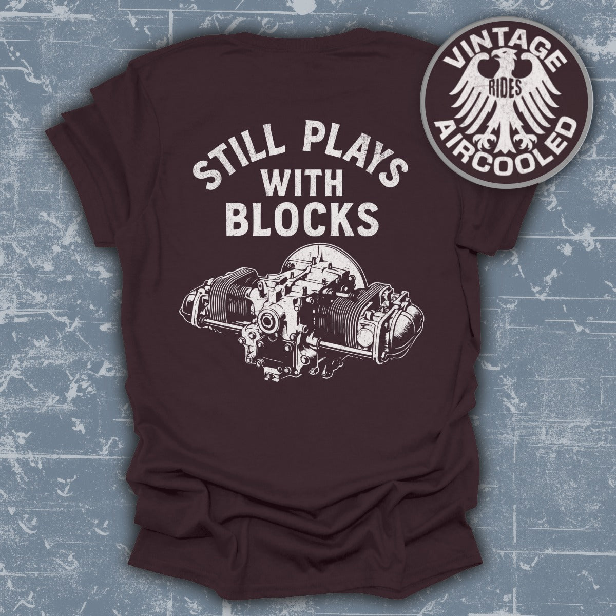 Still Plays with Blocks Engine Graphic Shirt
