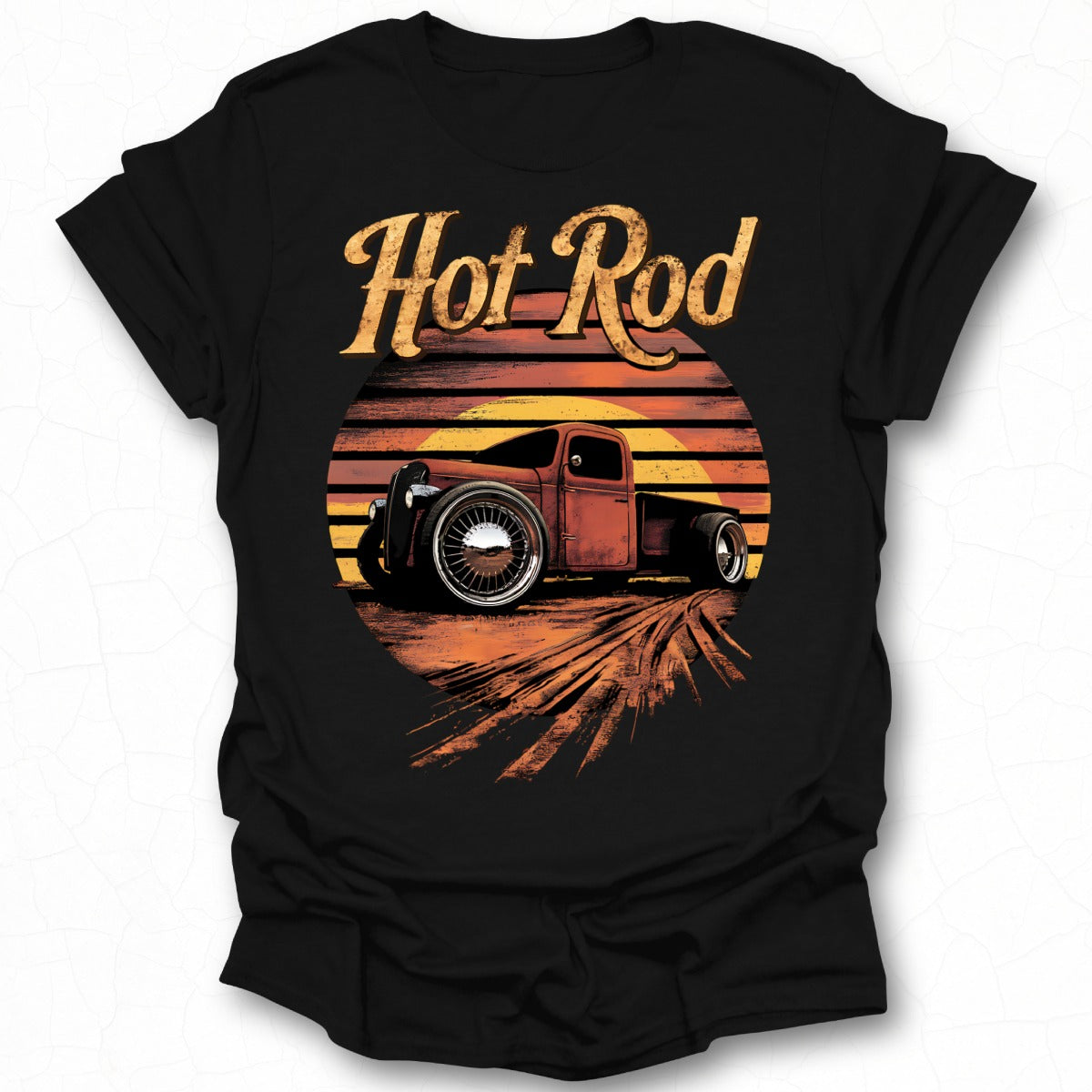Retro Hot Rod Graphic Vintage Style T-Shirt Product