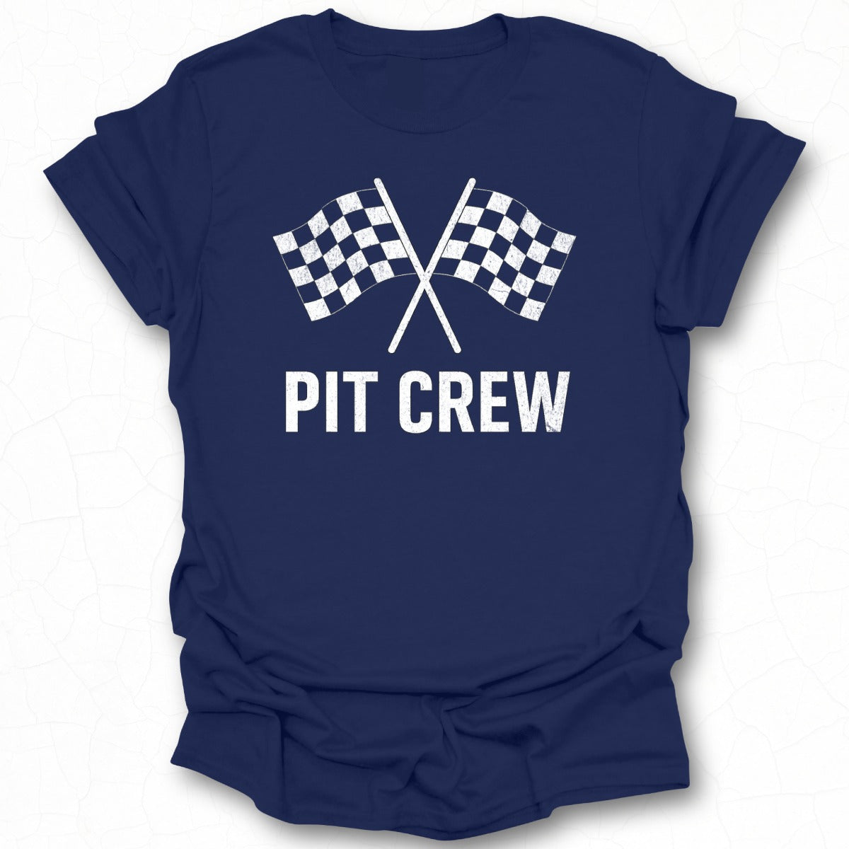 Checkered Flag Pit Crew T-shirt