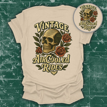 Vintage Air Cooled Rides Skull T-Shirt product