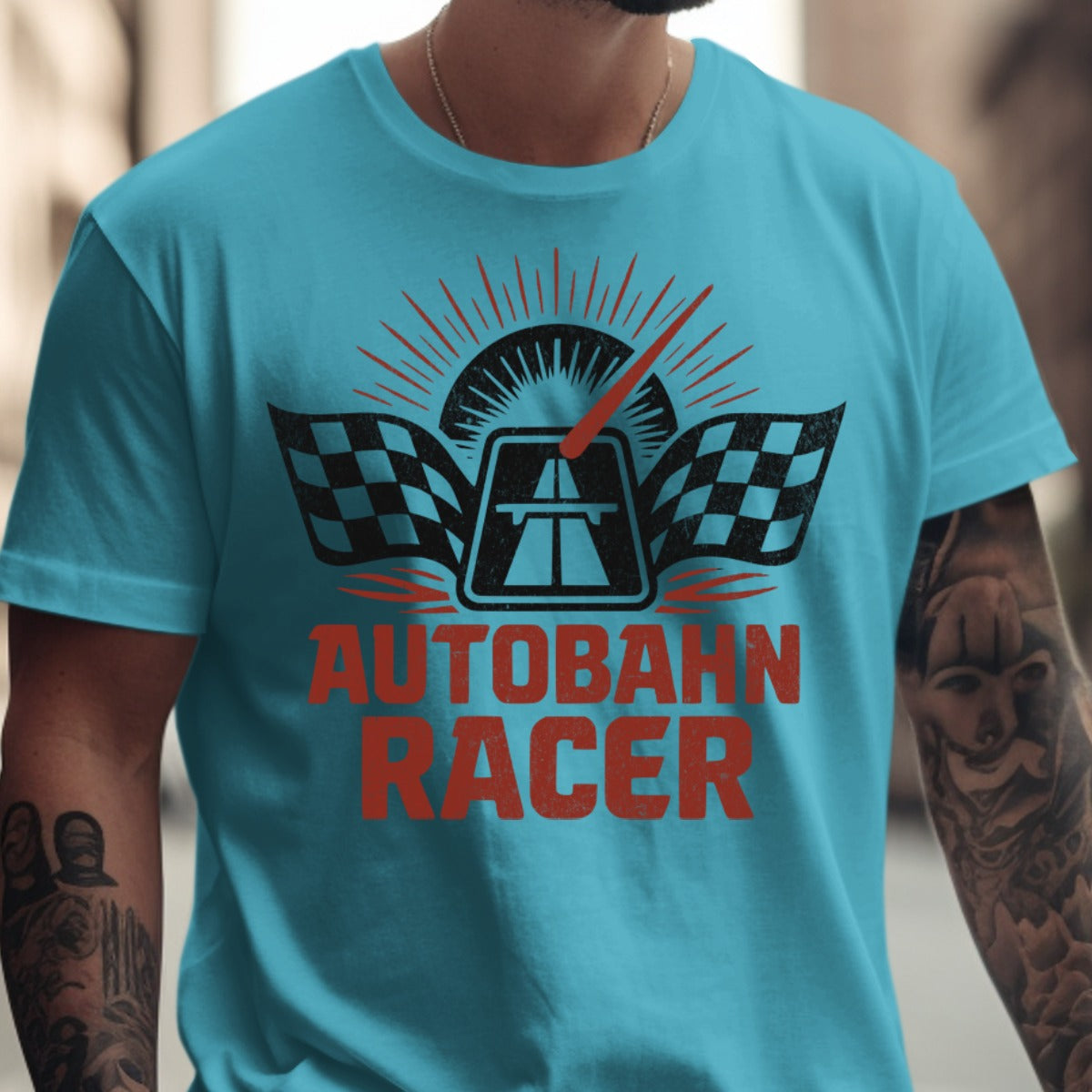 Autobahn Racer Graphic Tee Stylish Men's Product