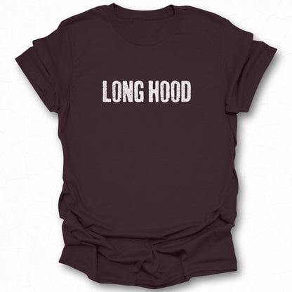 Long Hood Statement Tee Casual Outfit Graphic T-Shirt