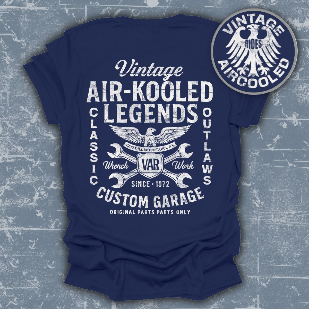 Vintage Air-Cooled Legends T-Shirt for Classic Outlaws