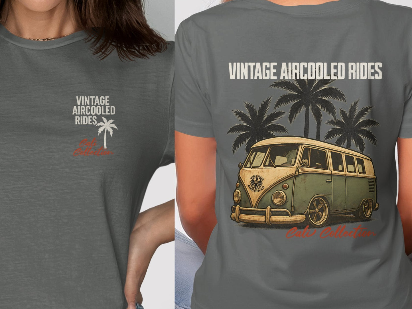 Vintage Aircooled Rides Graphic Tee Shirt product