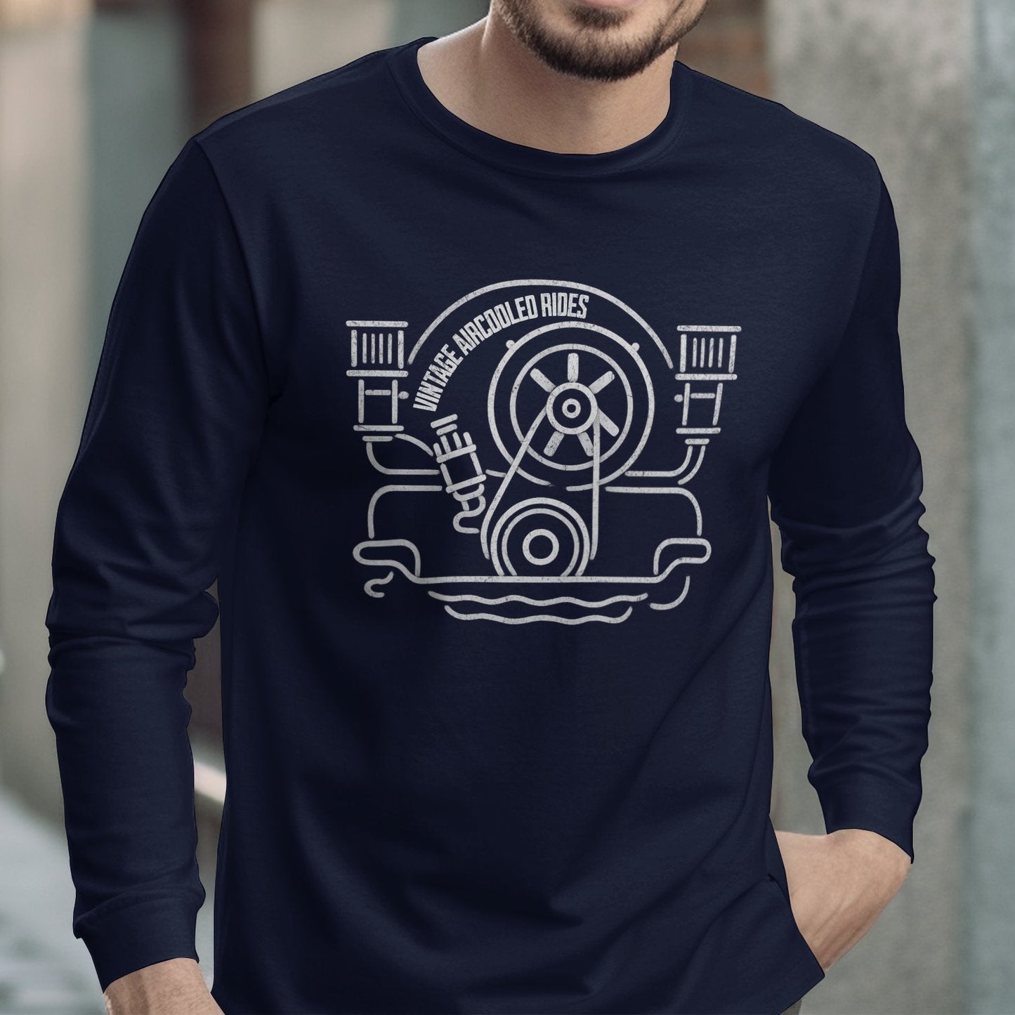 Vintage Hardold Rides Graphic Long Sleeve Shirt product
