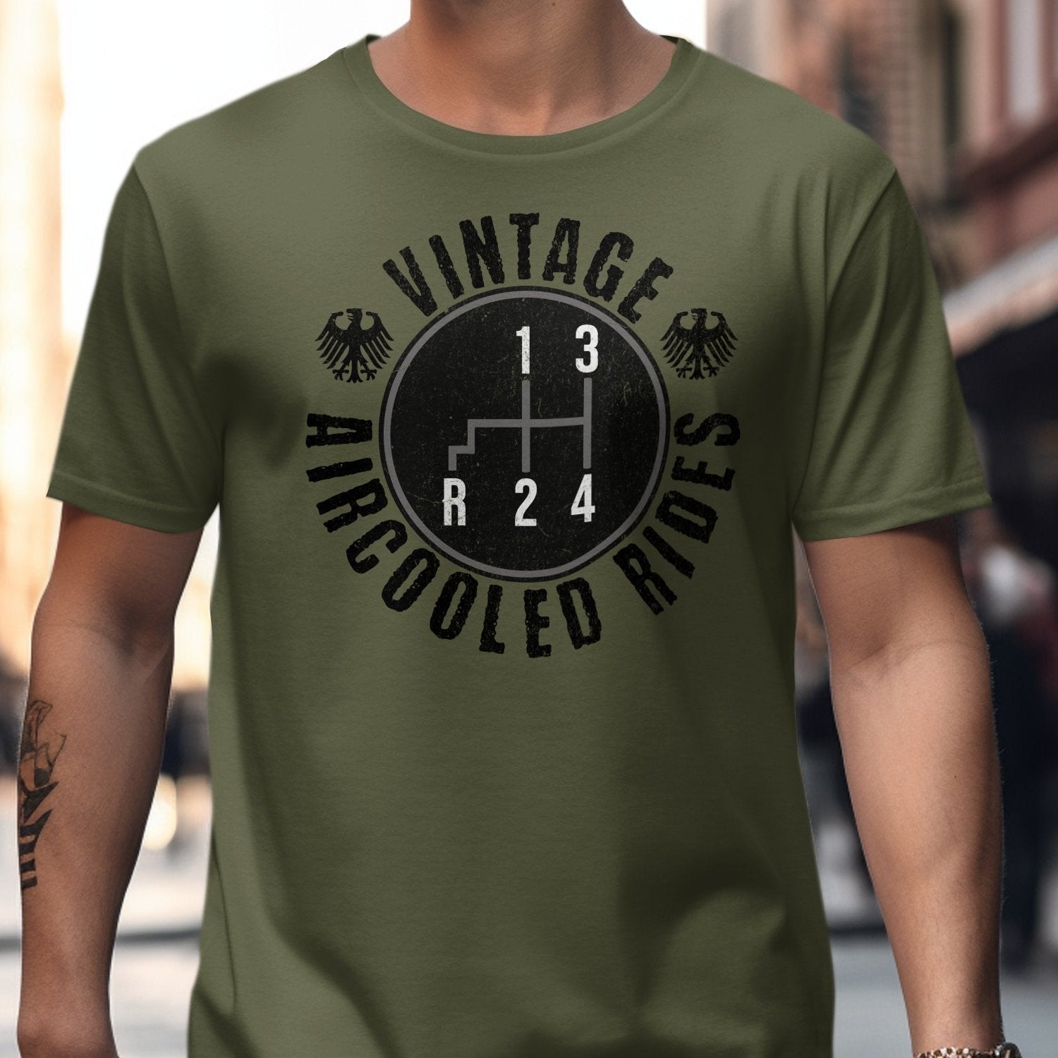 Vintage Aircooled Rides Graphic T-shirt product type