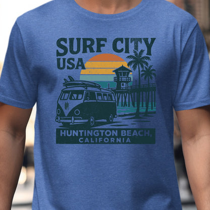 Surf City USA Huntington Beach Graphic T-Shirt product type