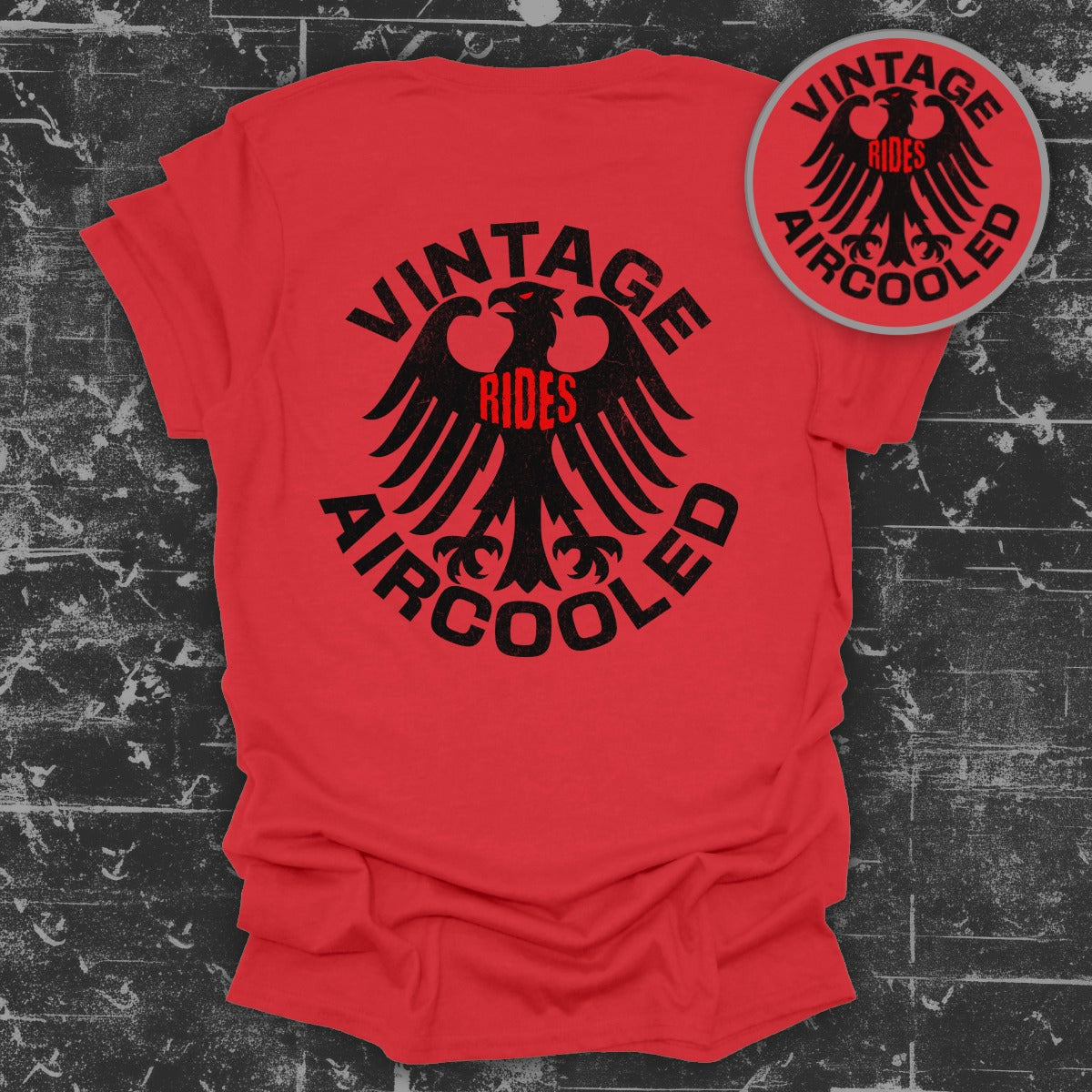 Vintage Rides Aircooled Eagle Logo Shirt