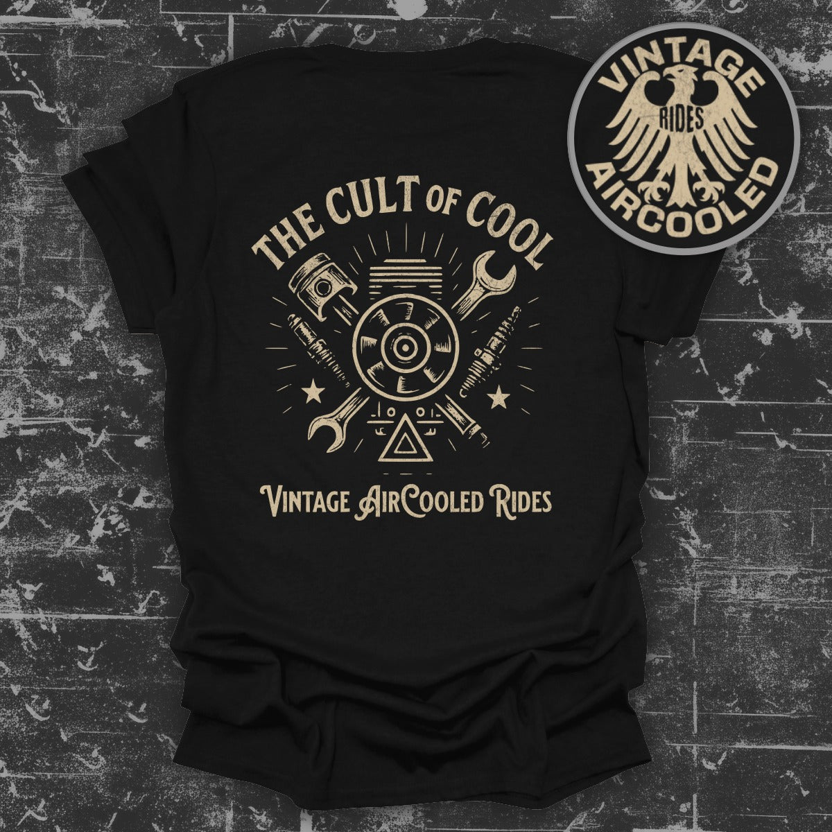 The Cult of Cool Vintage Aircooled Rides T-Shirt