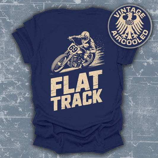Flat Track Vintage Rides Aircooled Art Product