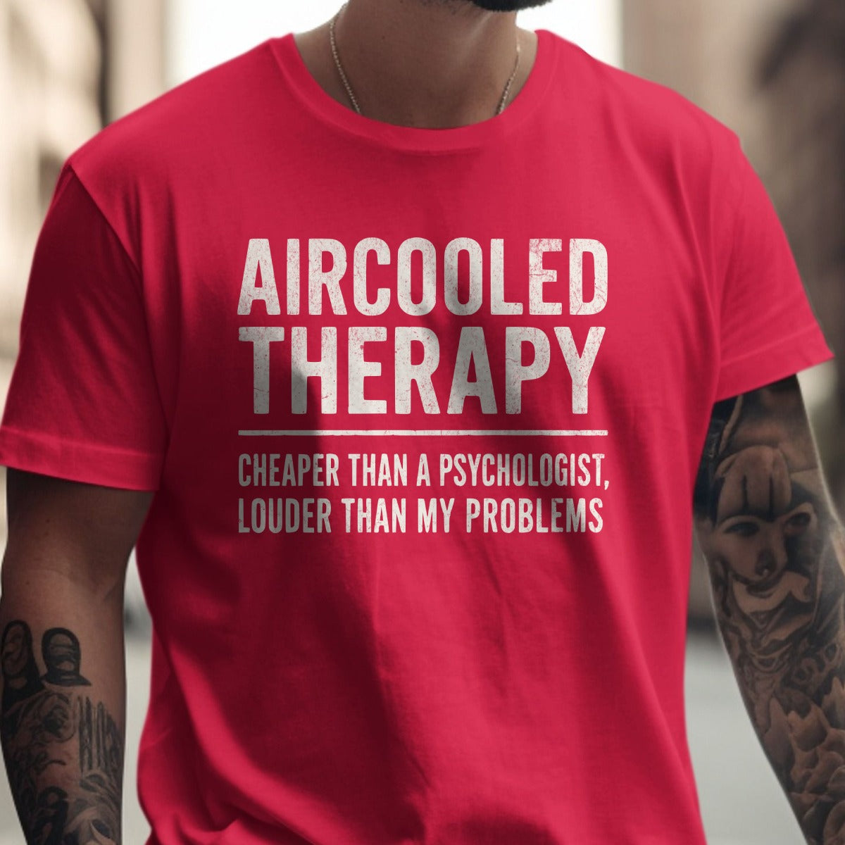 Aircooled Therapy Cheaper Than A Psychologist Shirt