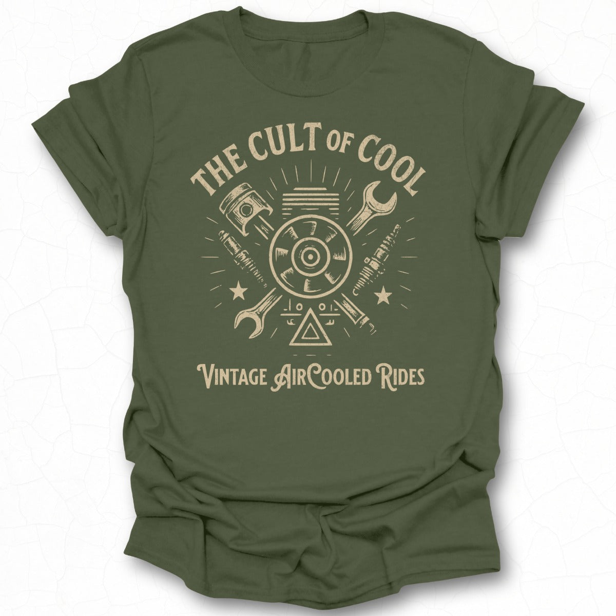 The Cult of Cool Vintage Aircooled Rides T-shirt