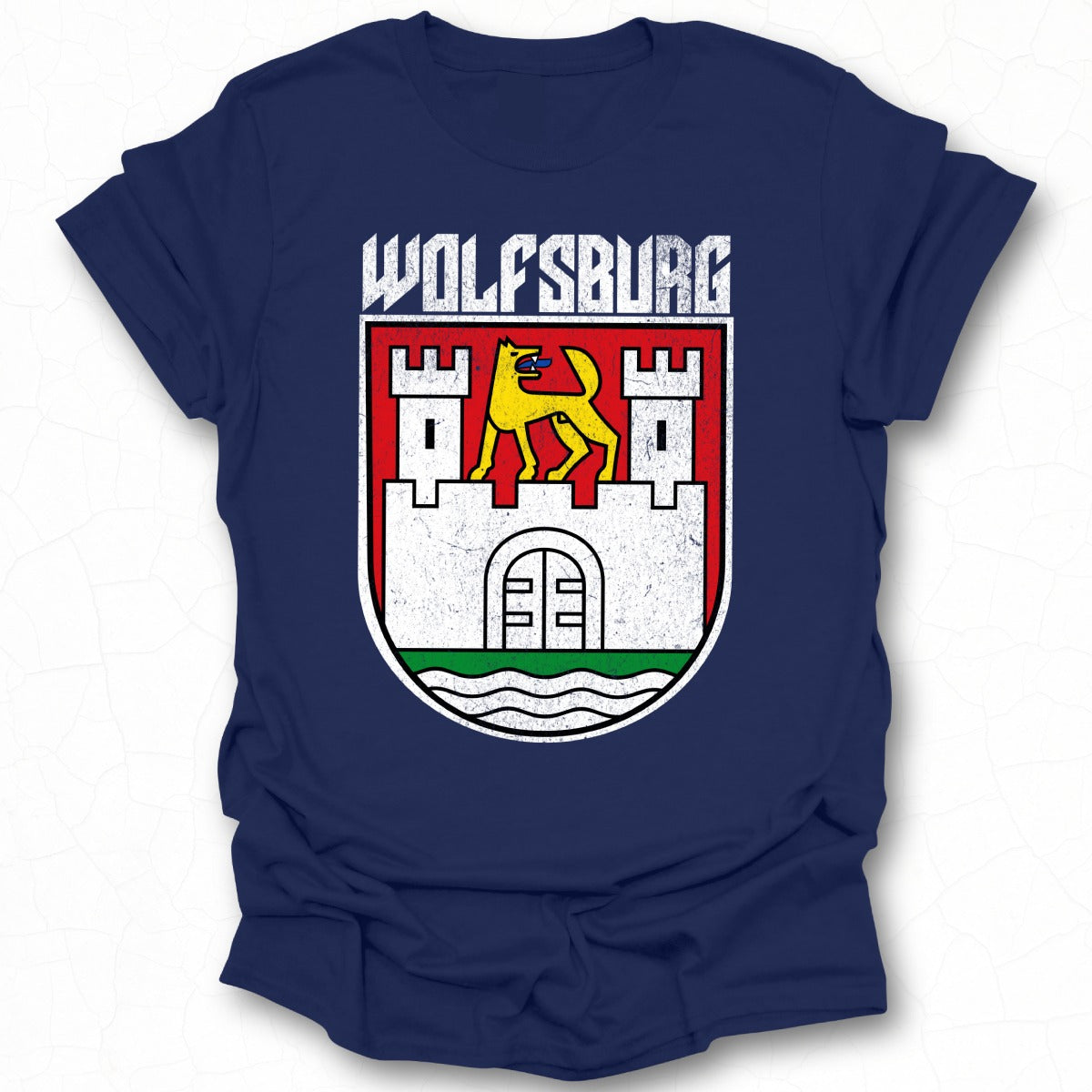 Wolfsburg German City Crest Emblem Graphic Shirt