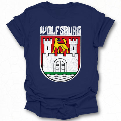 Wolfsburg German City Crest Emblem Graphic Shirt