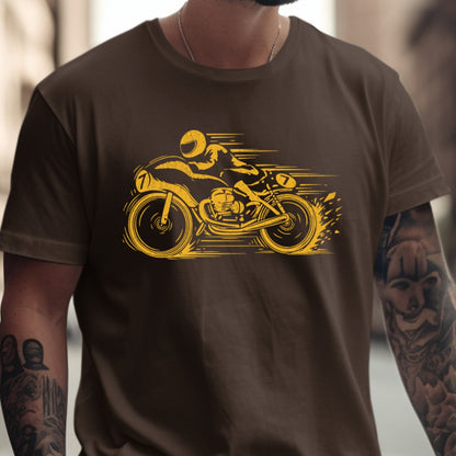 High Speed Motorcycle Racing Graphic T-Shirt product