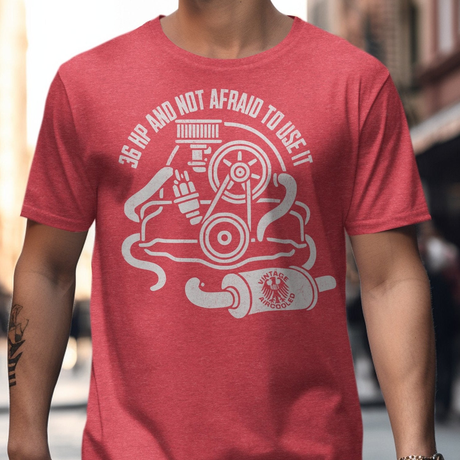 36 HP And Not Afraid To Use It T-shirt product type