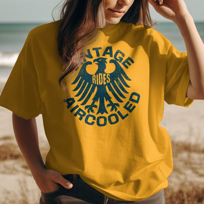 Vintage Aircooled Rides Yellow Graphic T-Shirt product type
